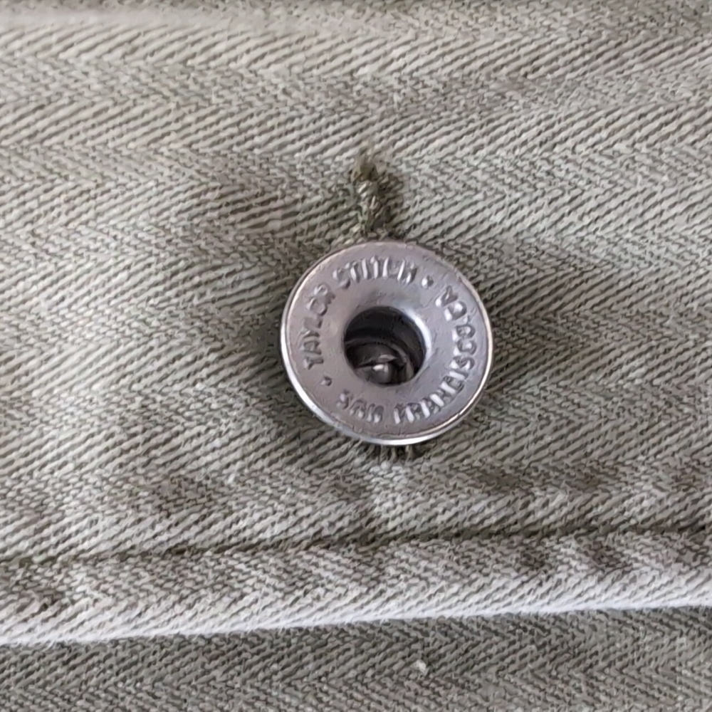 Taylor Stitch Olive Green Lightweight Shirt Jacket - Picture 4 of 10
